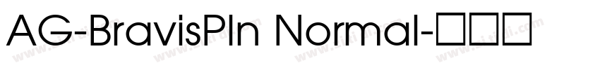 AG-BravisPln Normal字体转换